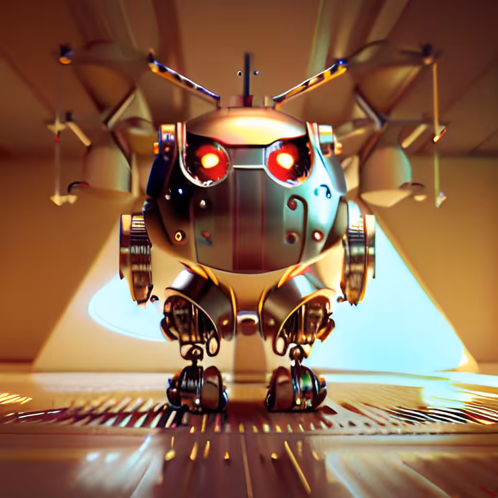 Golden Robotic Apples #28