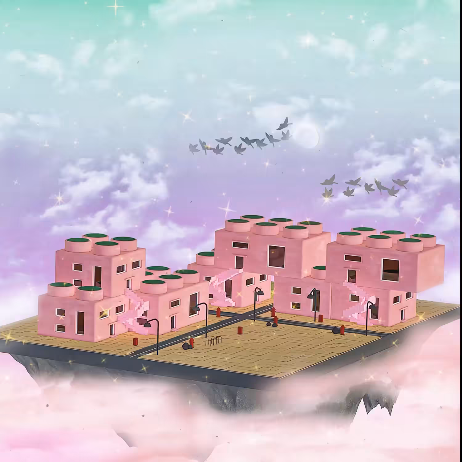 Surreal Lego House