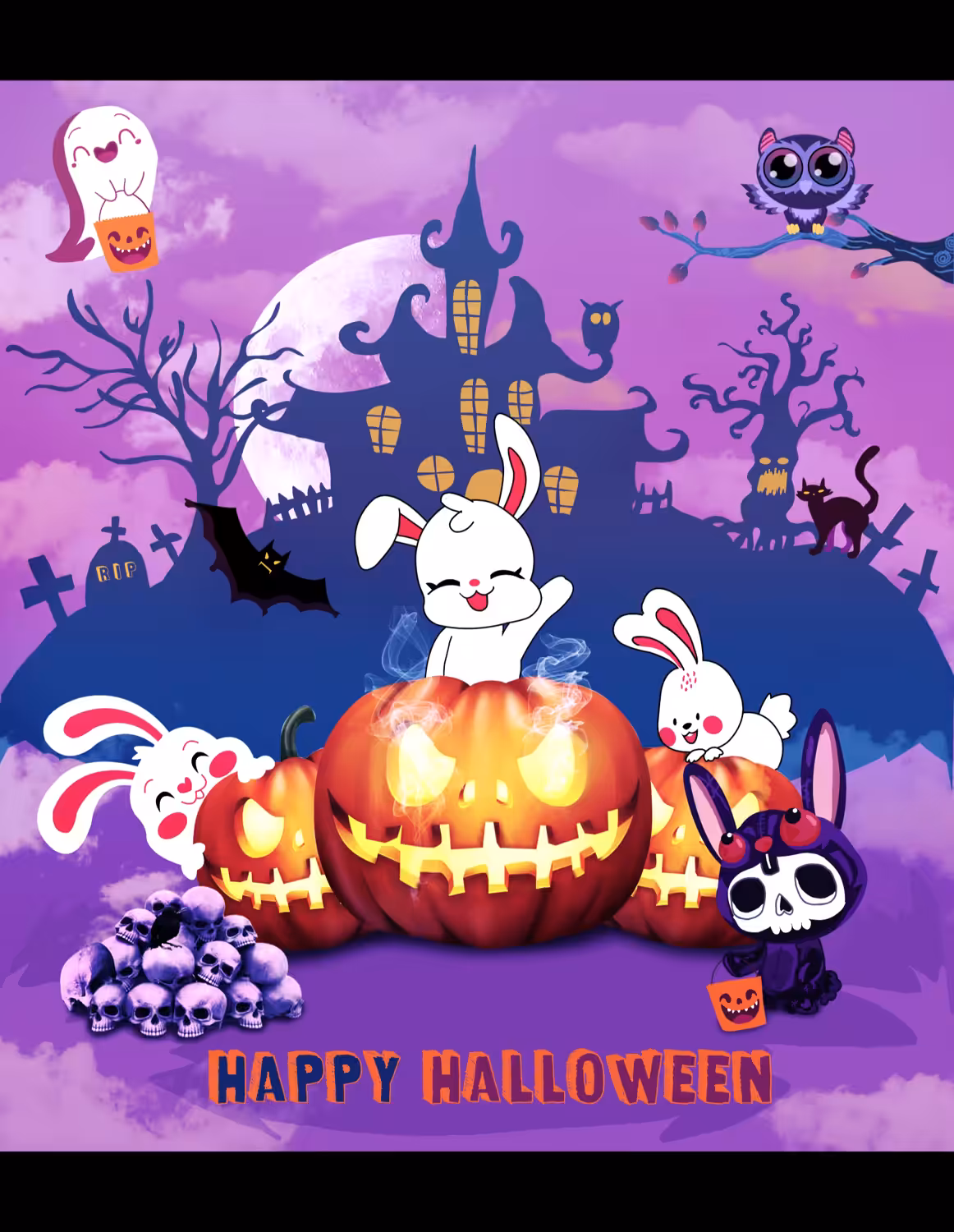 Bunny's Halloween Frolic