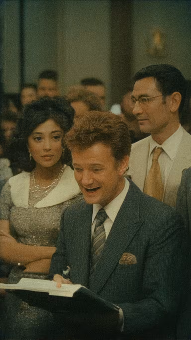 Always Has Been: Chapter 1: 1950 New York Conference Comedic Mishap