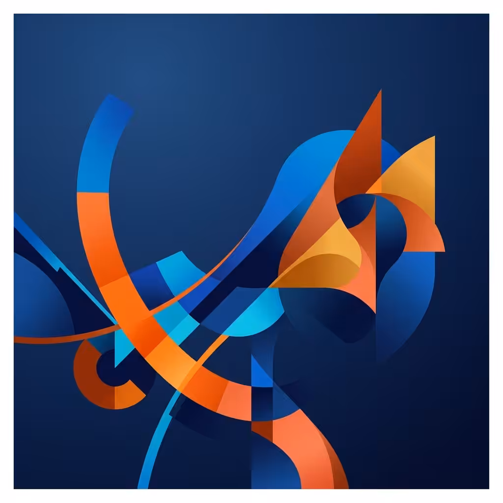  Orange and Blue