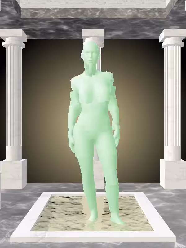 HeavenComputer: The Excited Normie Green Woman #1463