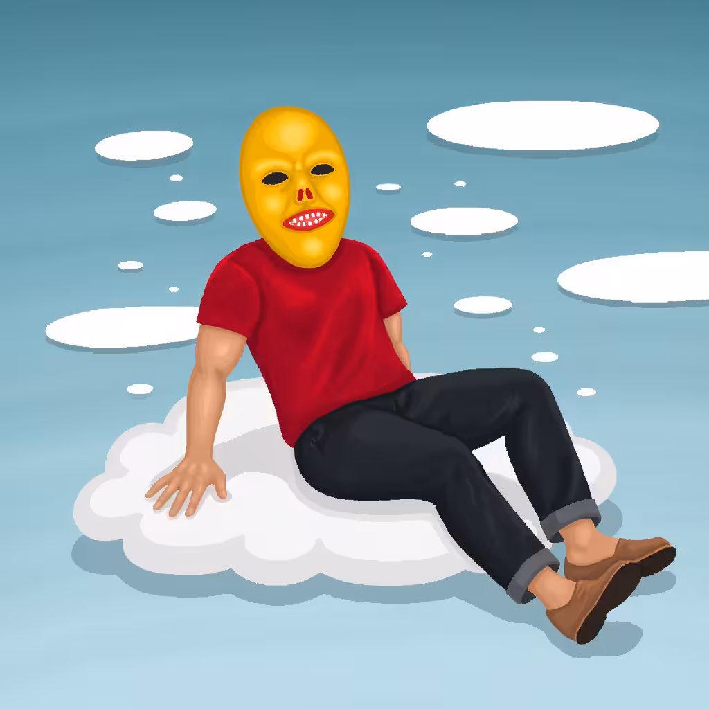 on a cloud I lay down