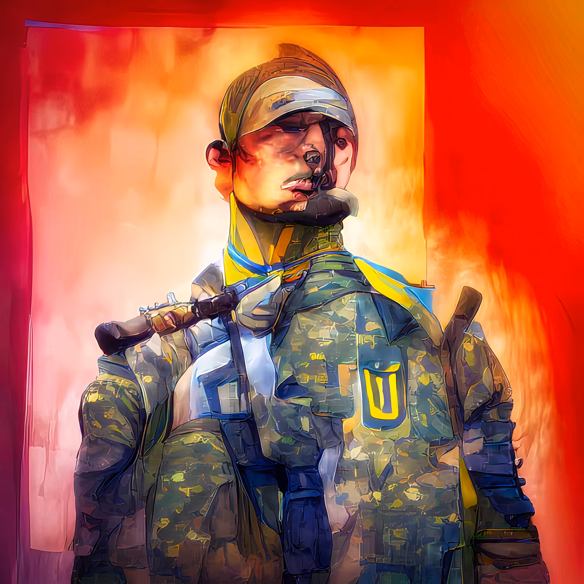 BeGAN #72 - Ukrainian Soldier