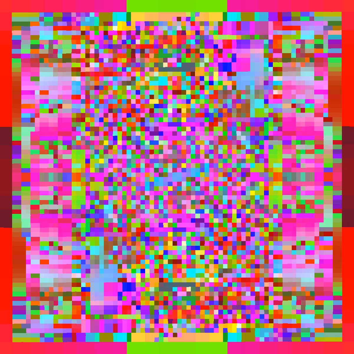 Psychedelic Dance of Pixels #34