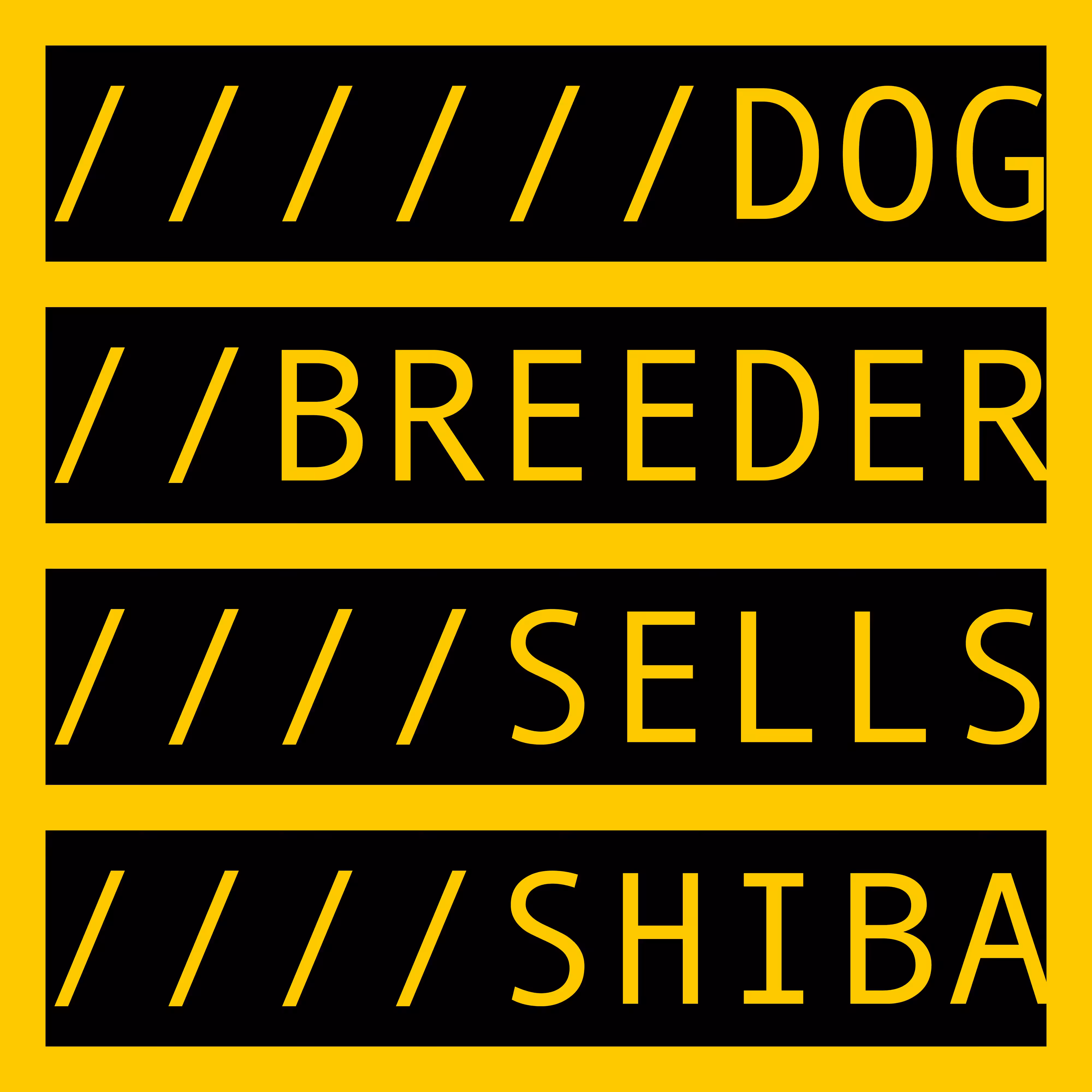 DOG BREEDER SELLS SHIBA