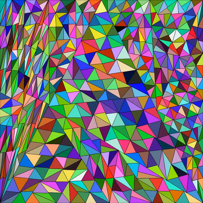 Generative Post Modernism Triangles #2