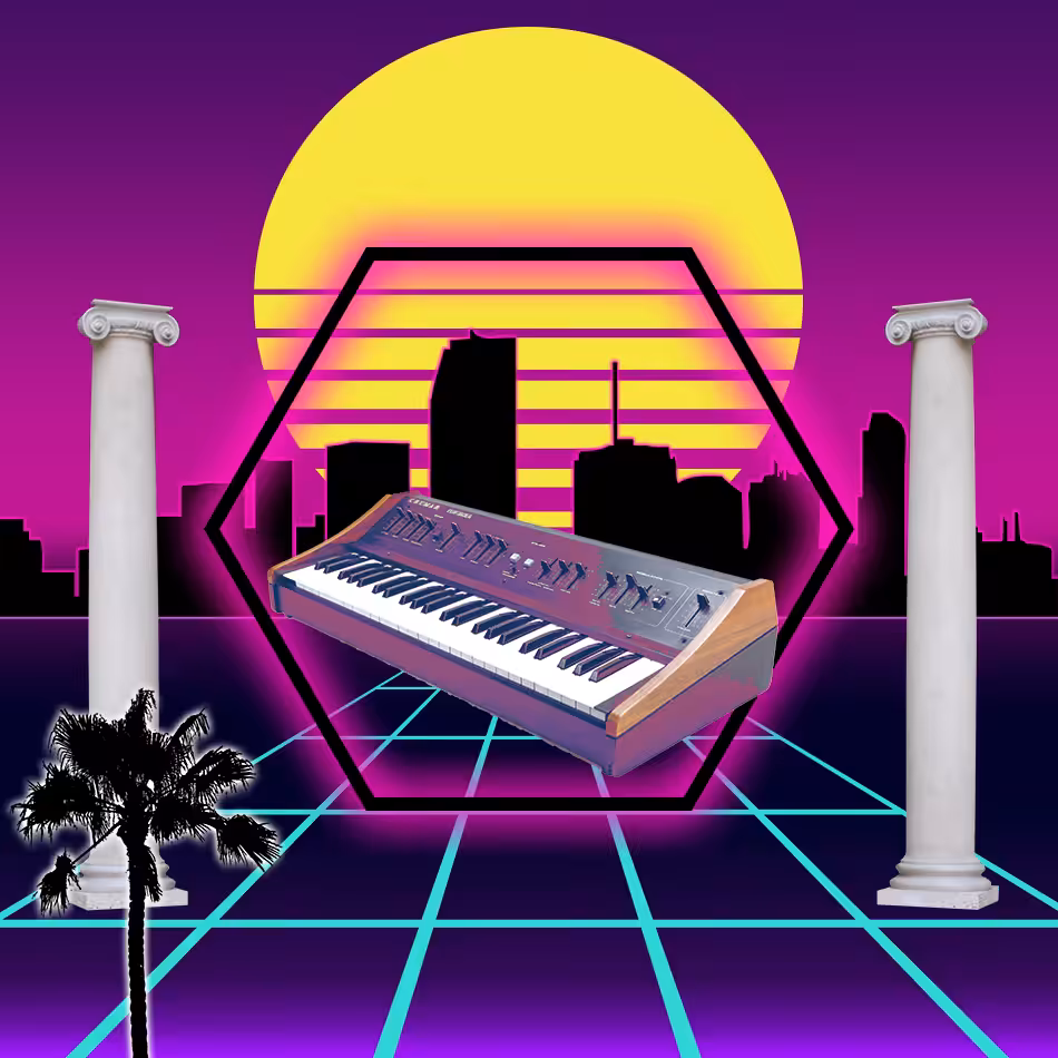 S Y N T H W A V E Nightlife Generator #55