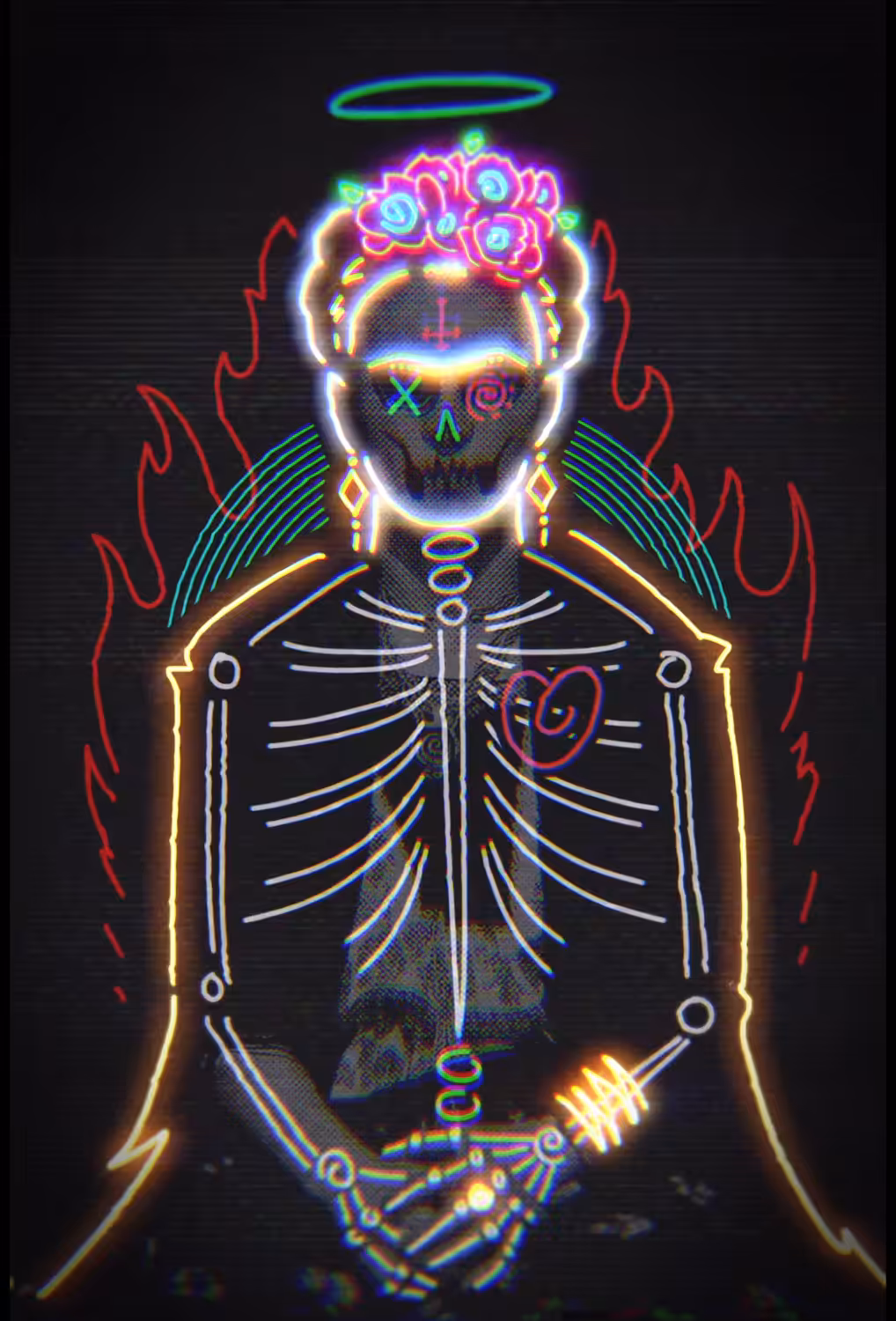 Eternal Kahlo / Neon # II