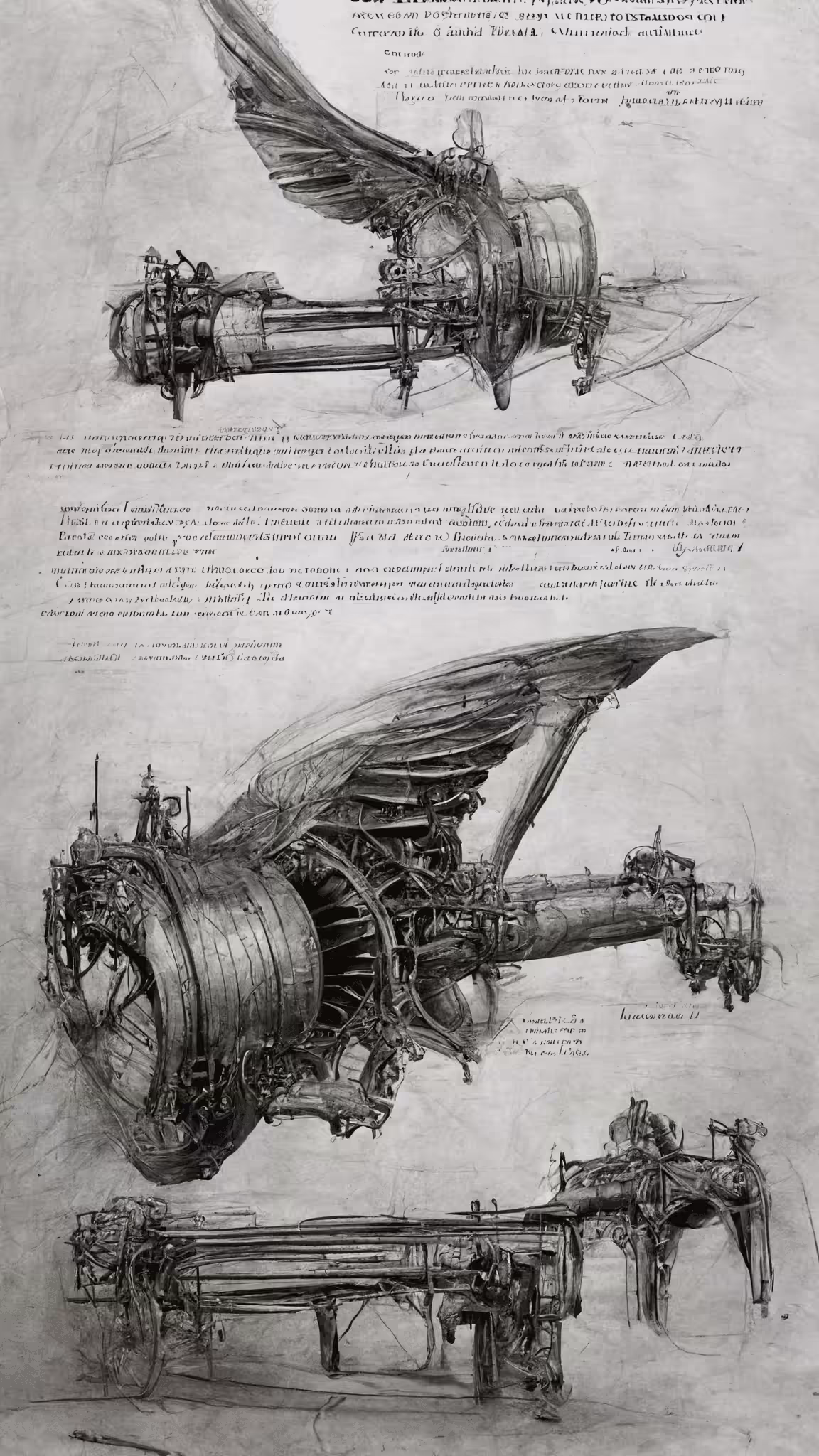 Leonard Da Vinci's - King Francis I: Château de Rambouillet - Royal Flyer Sketch Deux