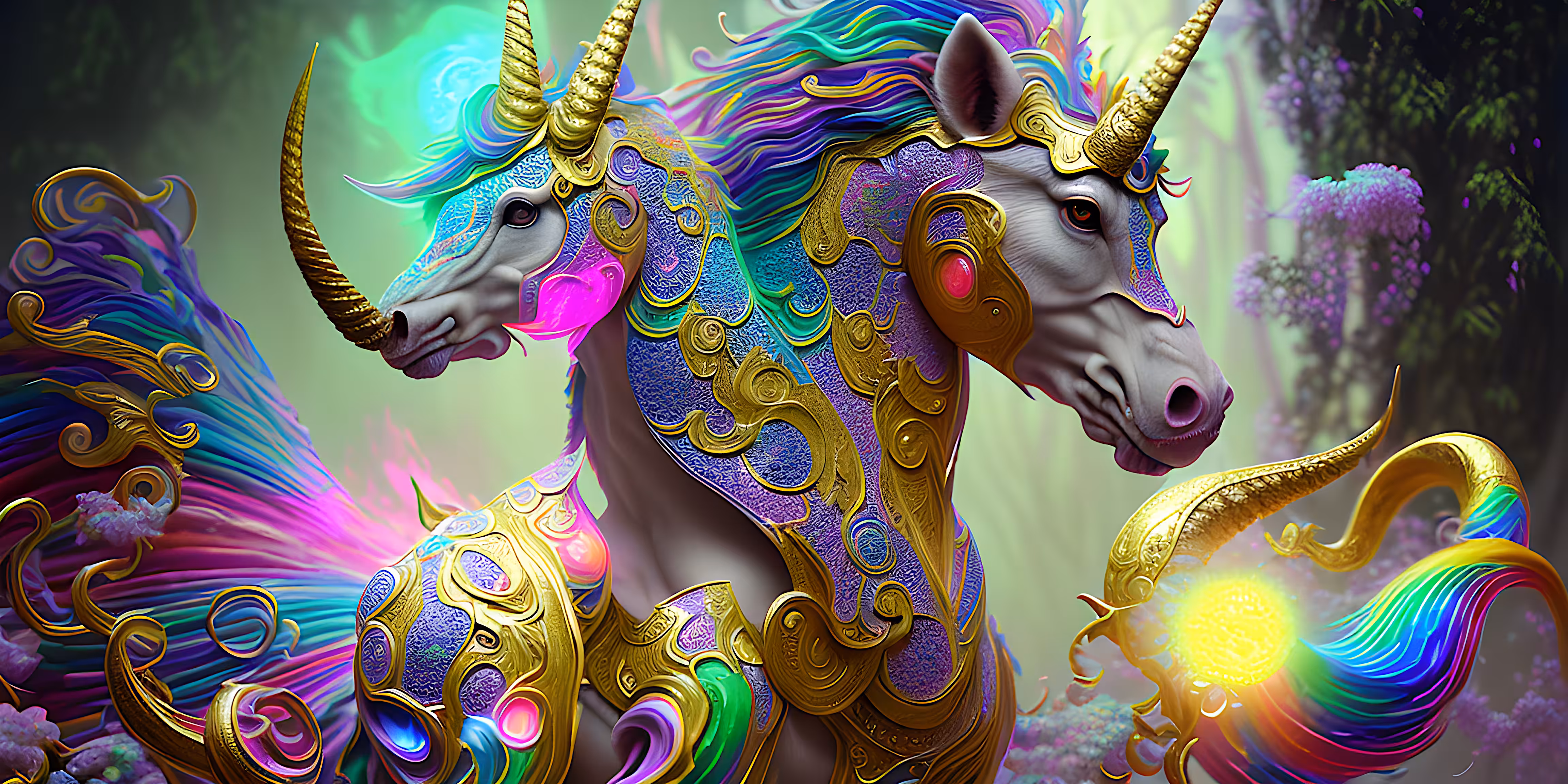 Unicorn - Mother and child