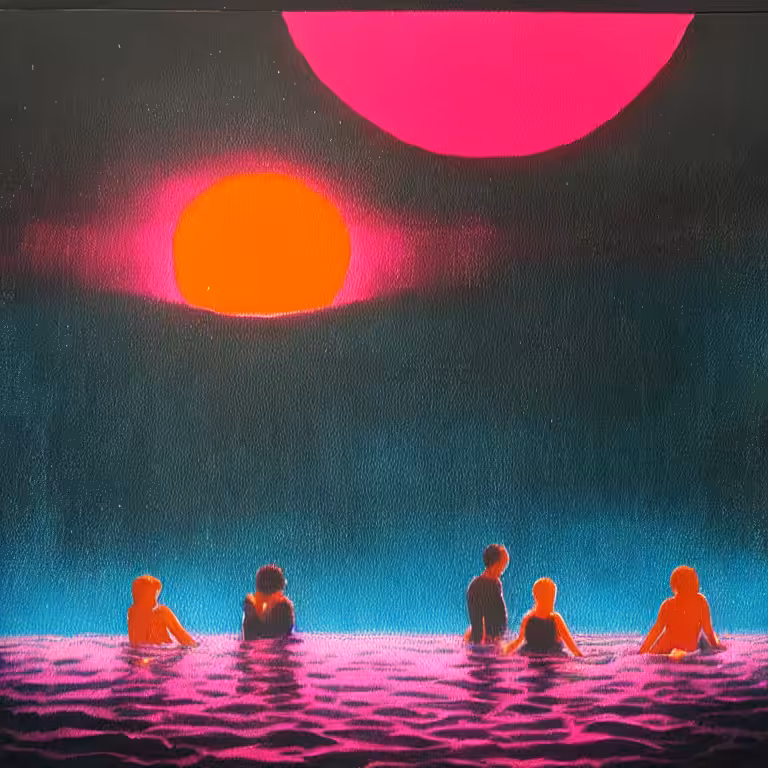 cold water sunrise