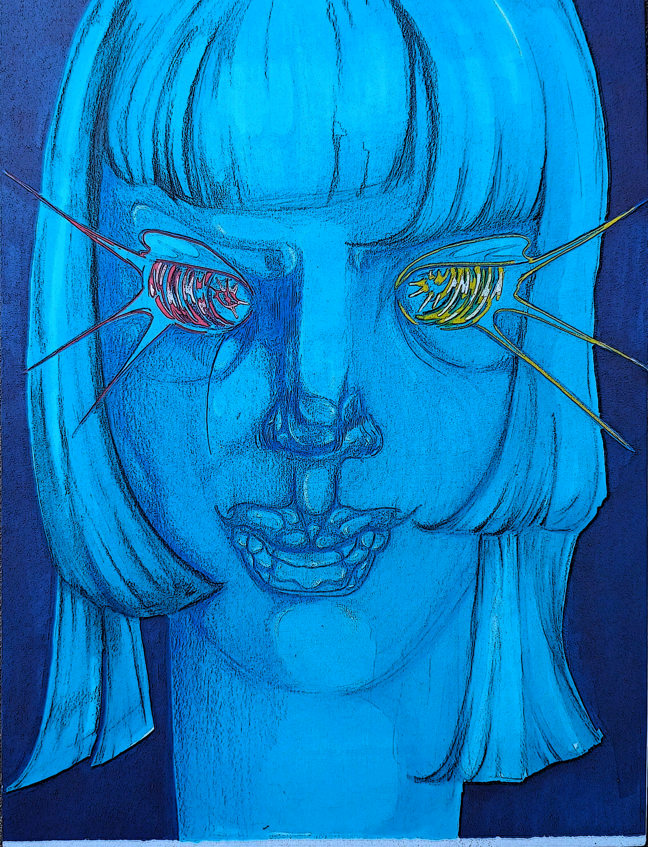 Blue Head