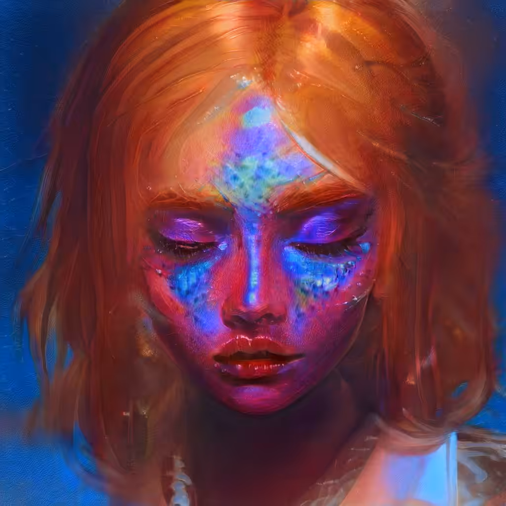 FANTASY GIRLS/20 ILLUSTRATION AI ANIMATED AVATAR FACES 
