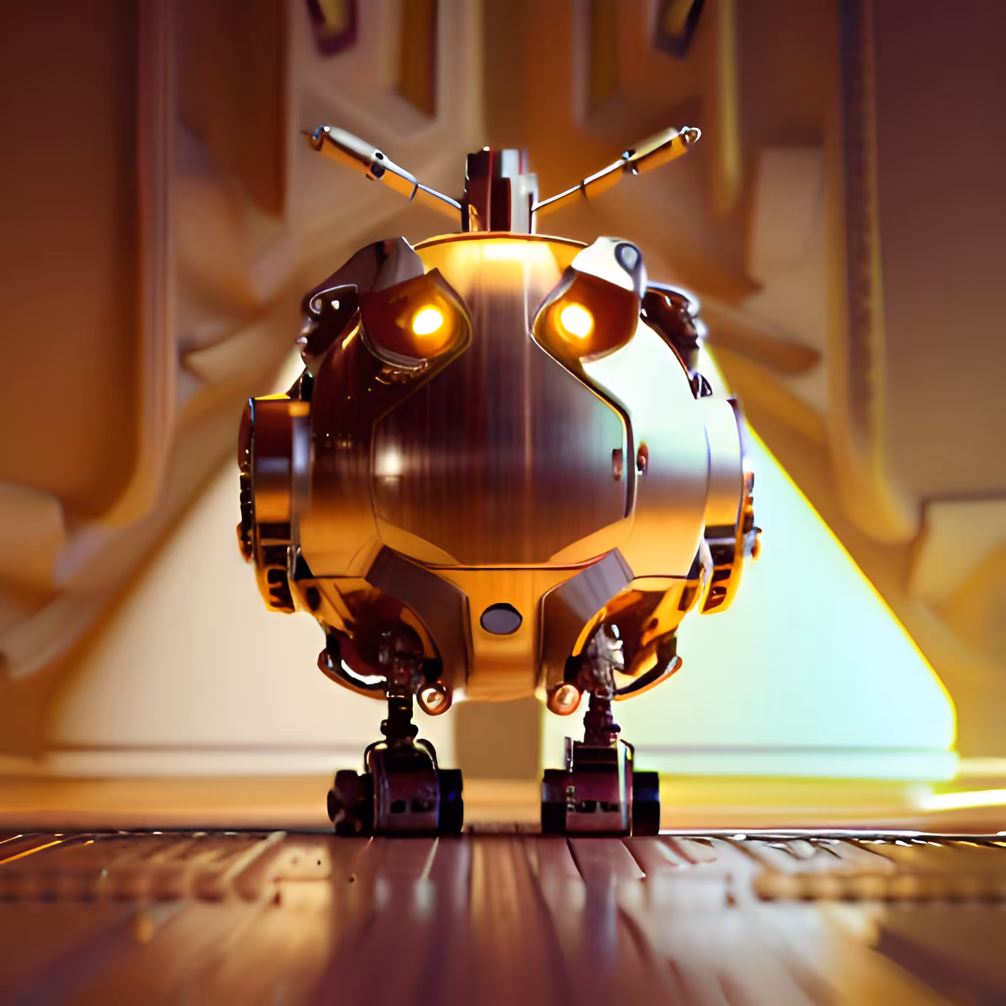 Golden Robotic Apples #55