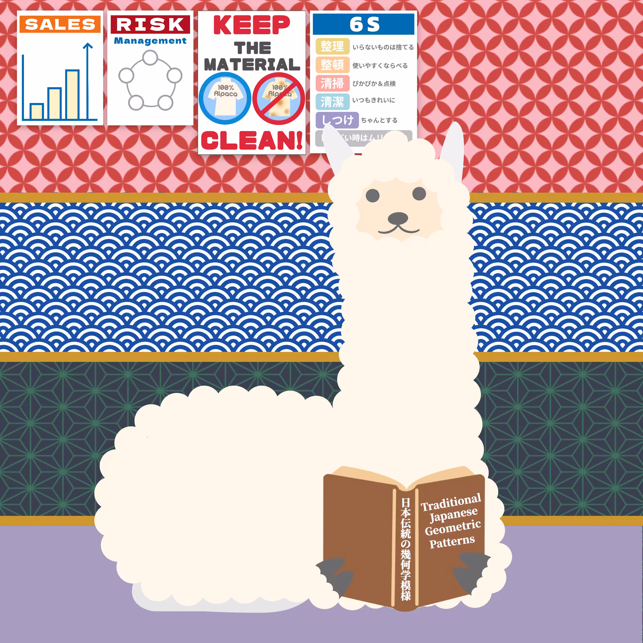 Japanese Traditional Pattern Wallpaper