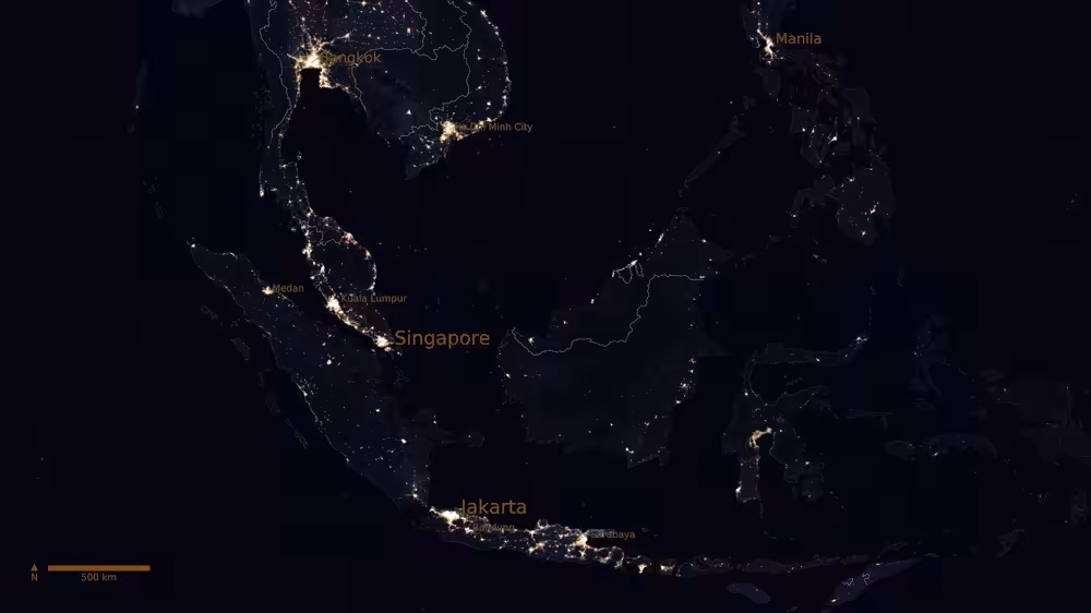 Map of Singapore