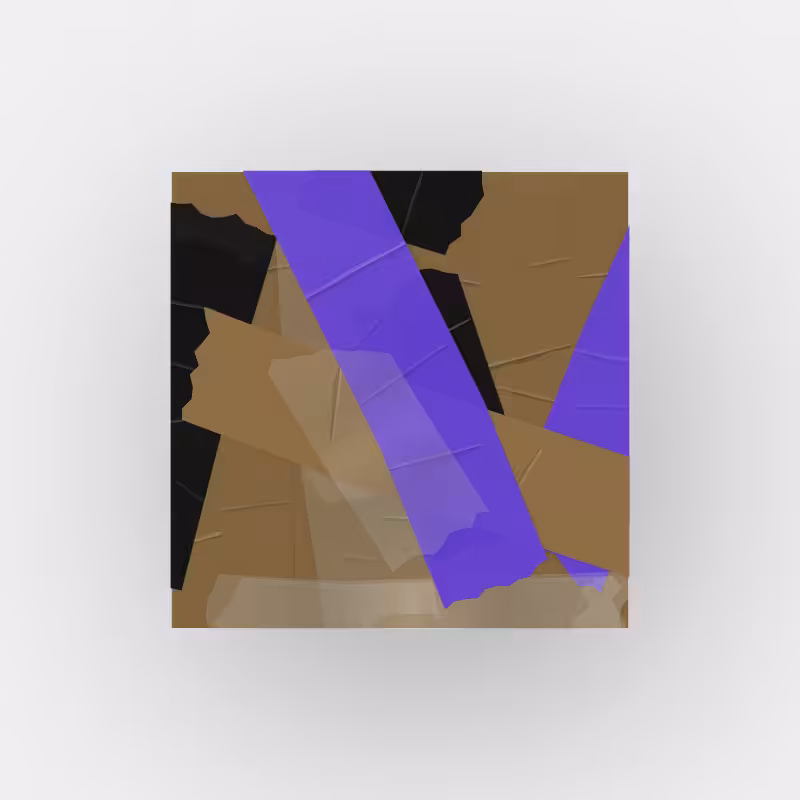 Tape abstract painting 001 #8