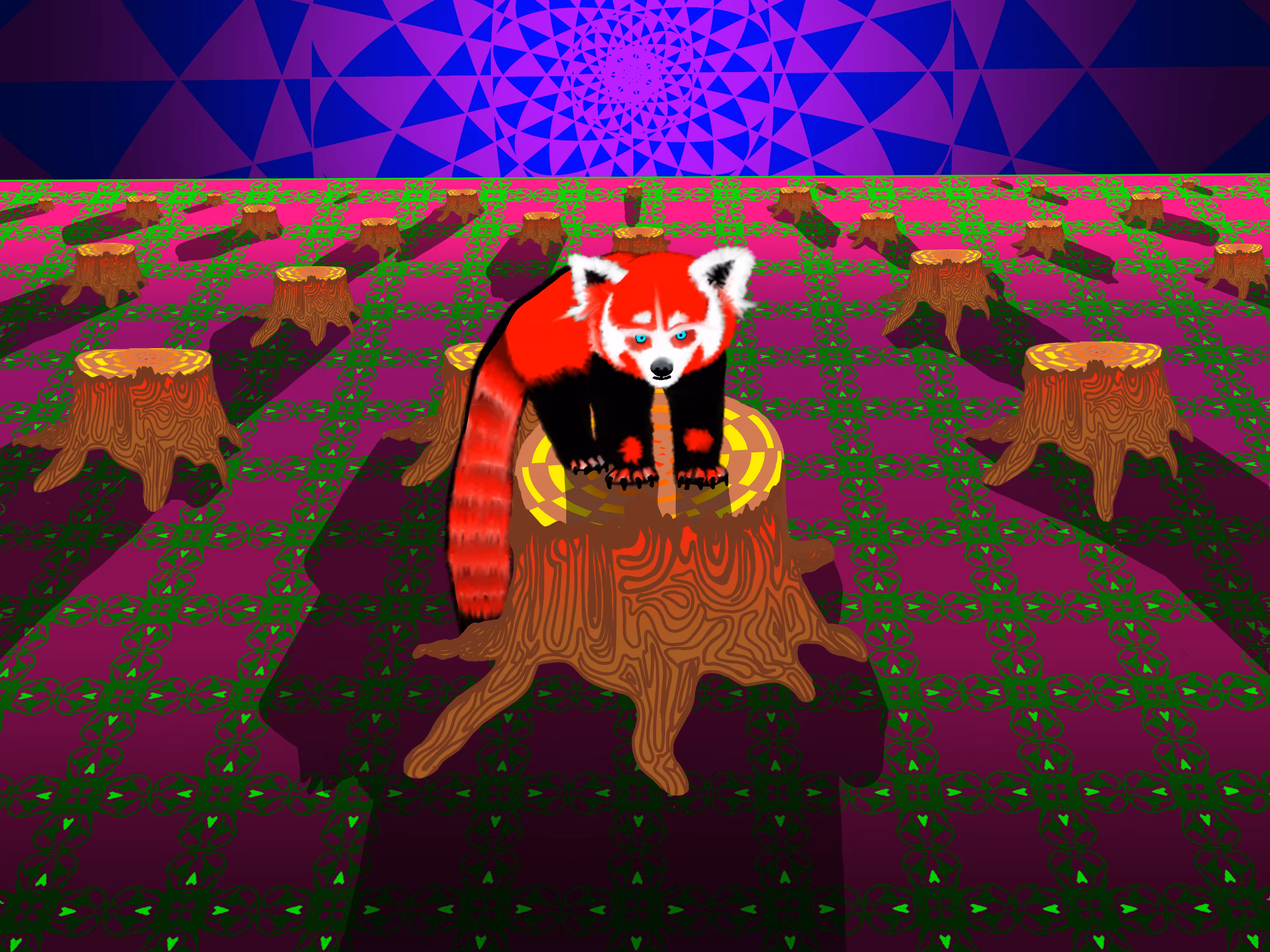 Angry Red Panda