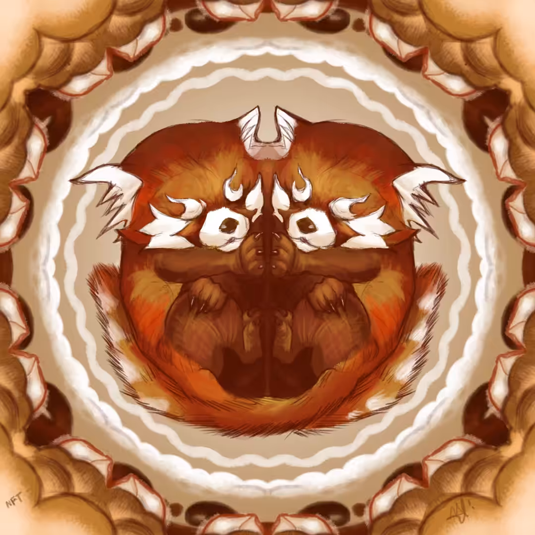 "Red Panda" Animate NFT Collectible