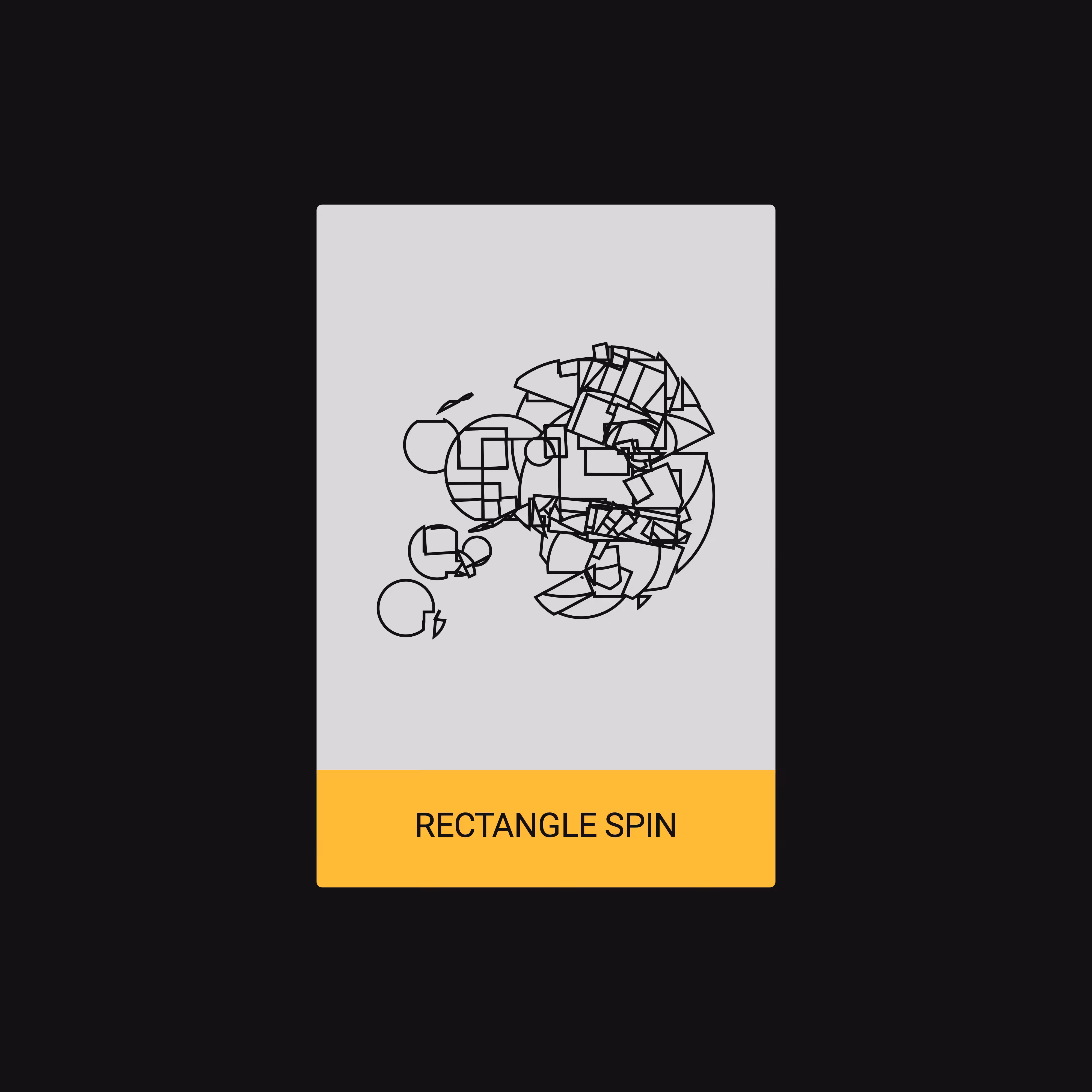 RECTANGLE SPIN (ALGORITHM) [ART CARDZ]