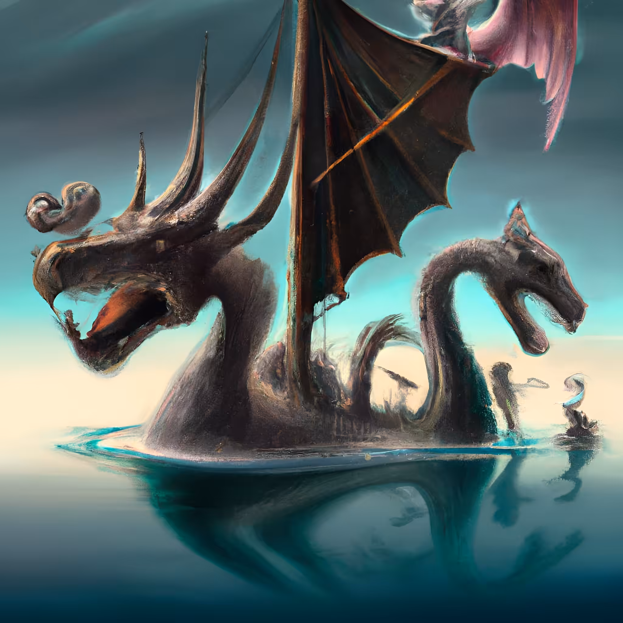 Sinking Galleon Drako