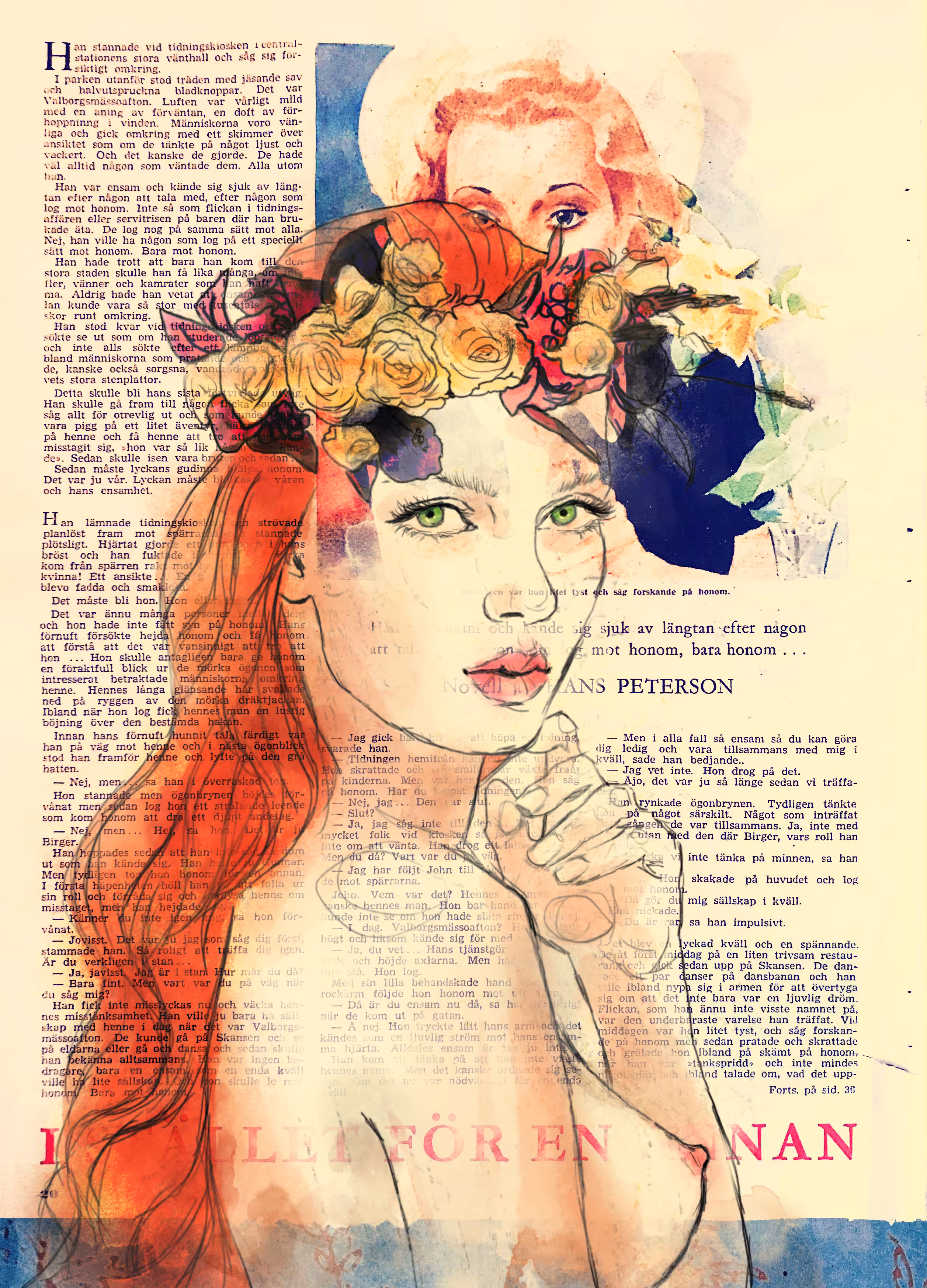 Vintage Girl "Spring"