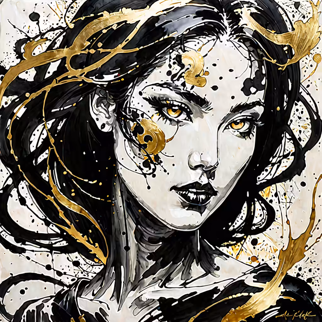 Hybrid Aesthetics: Venom in Gold