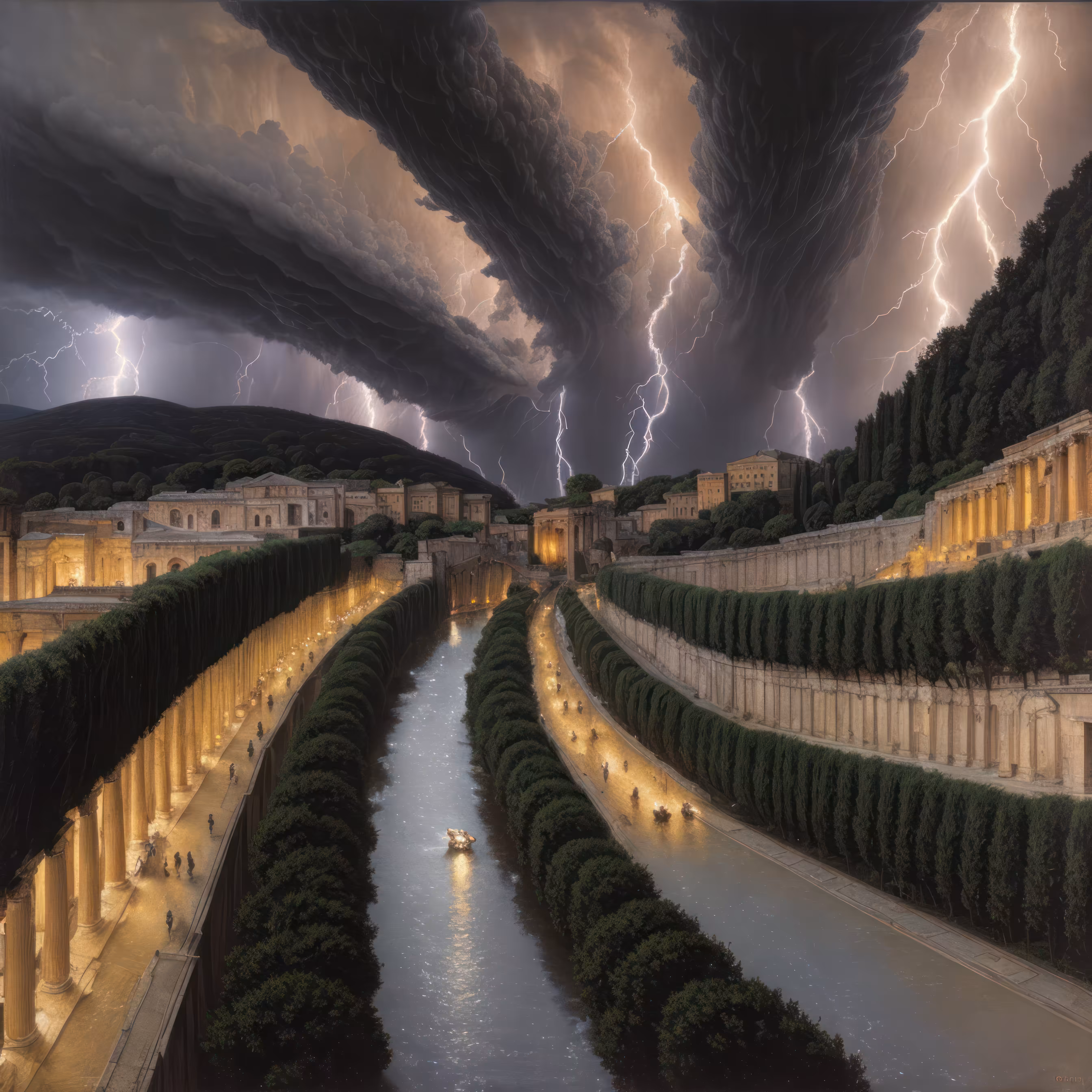 A Storm of Spirals 