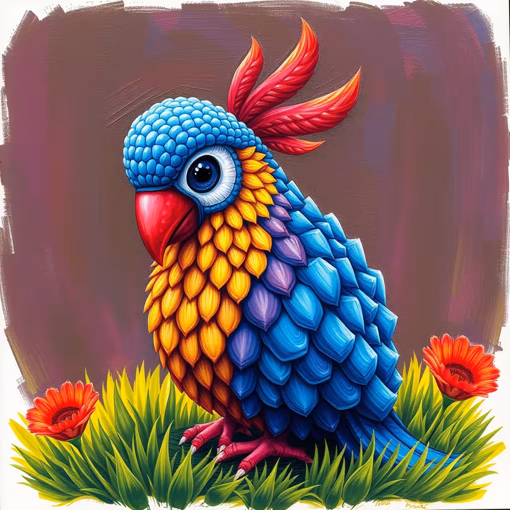 Just a parrot