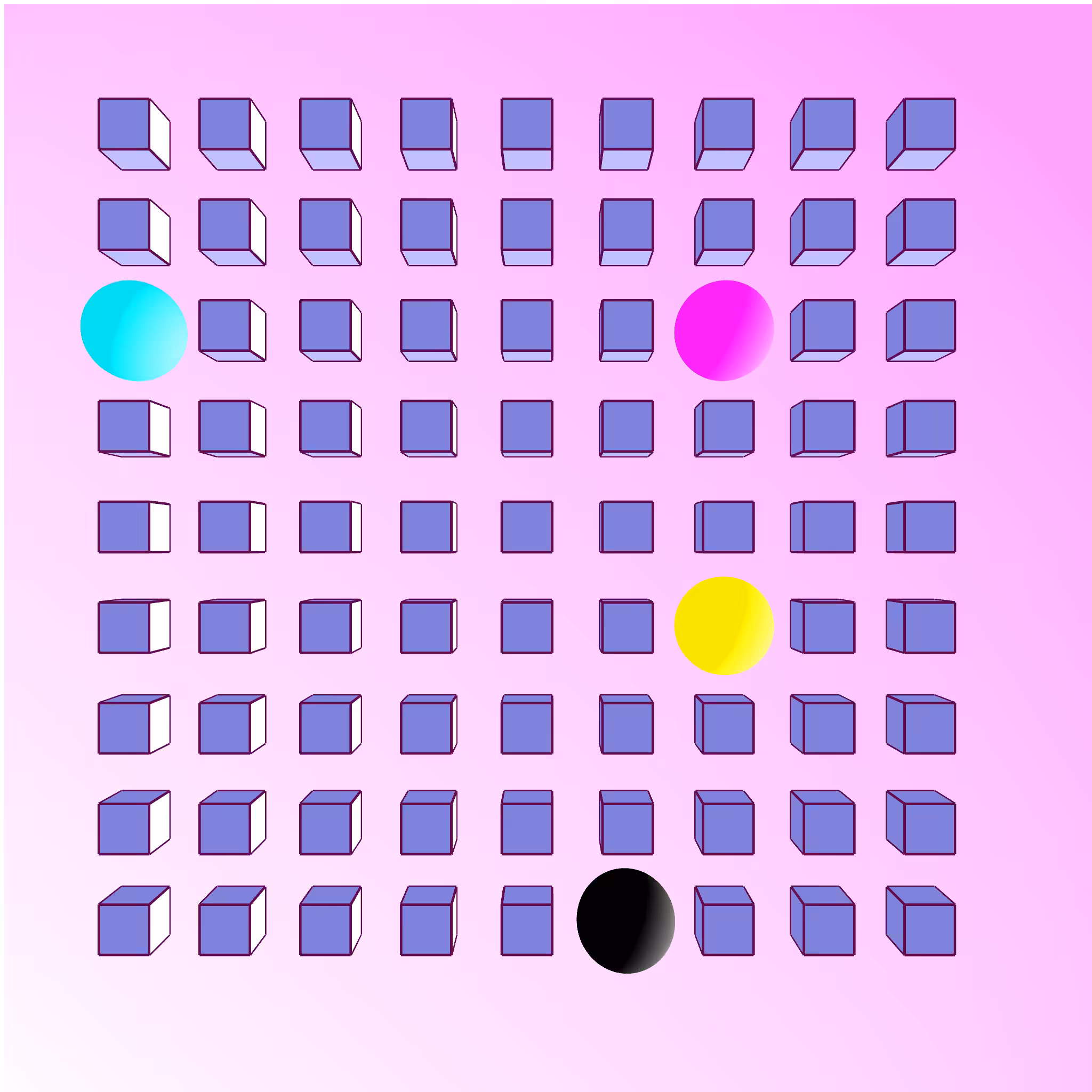 Cyan Magenta Yellow blacK #3
