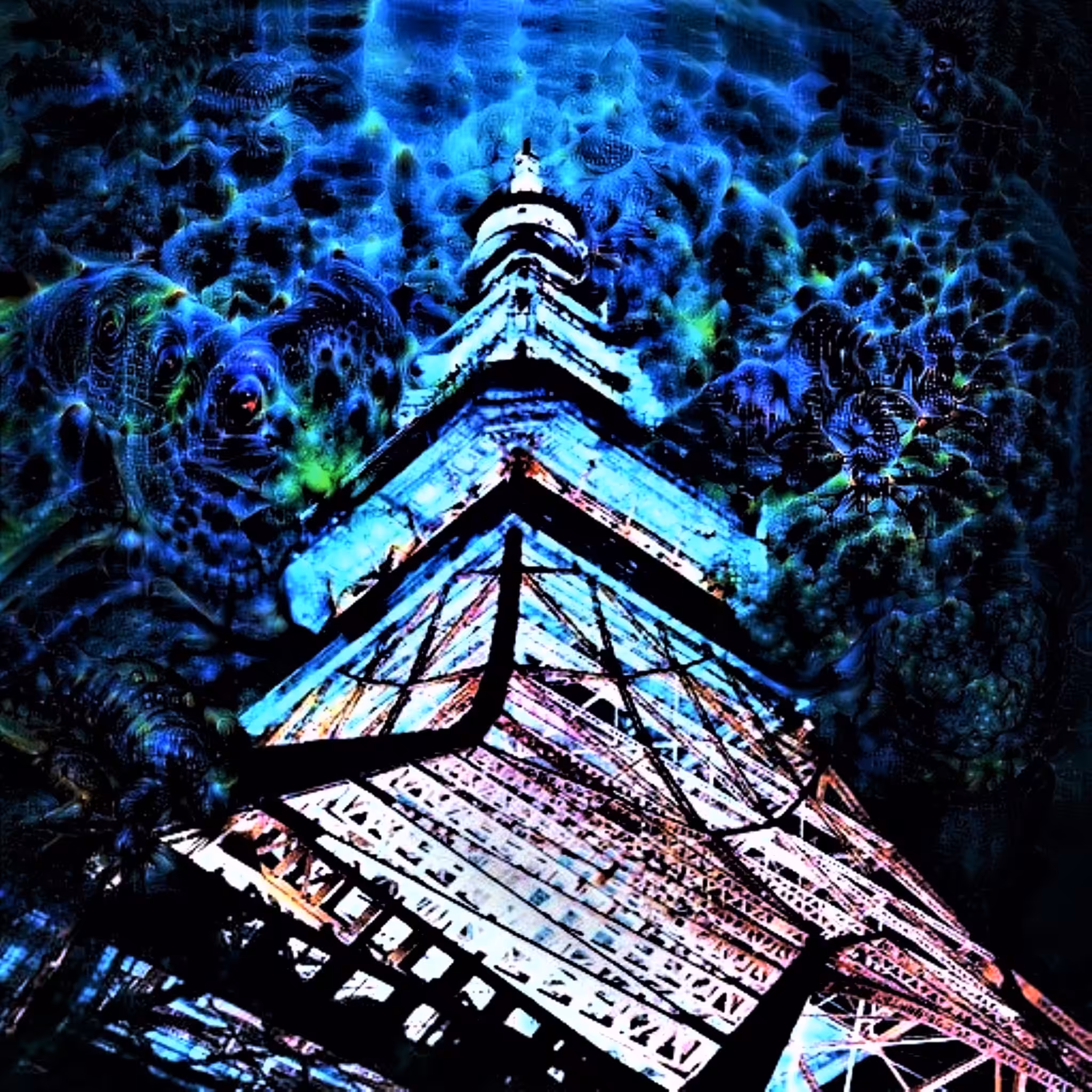 Fire in the Eiffel Tower