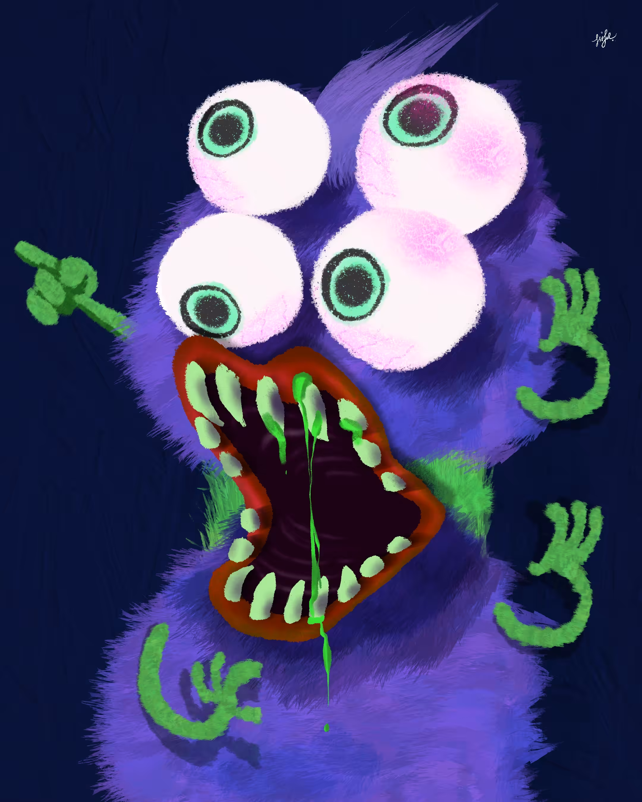 Depression Monster #0034