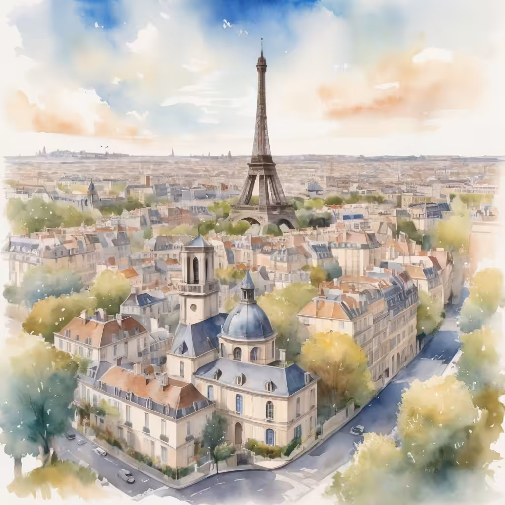 The Happy Valley: Watercolor City