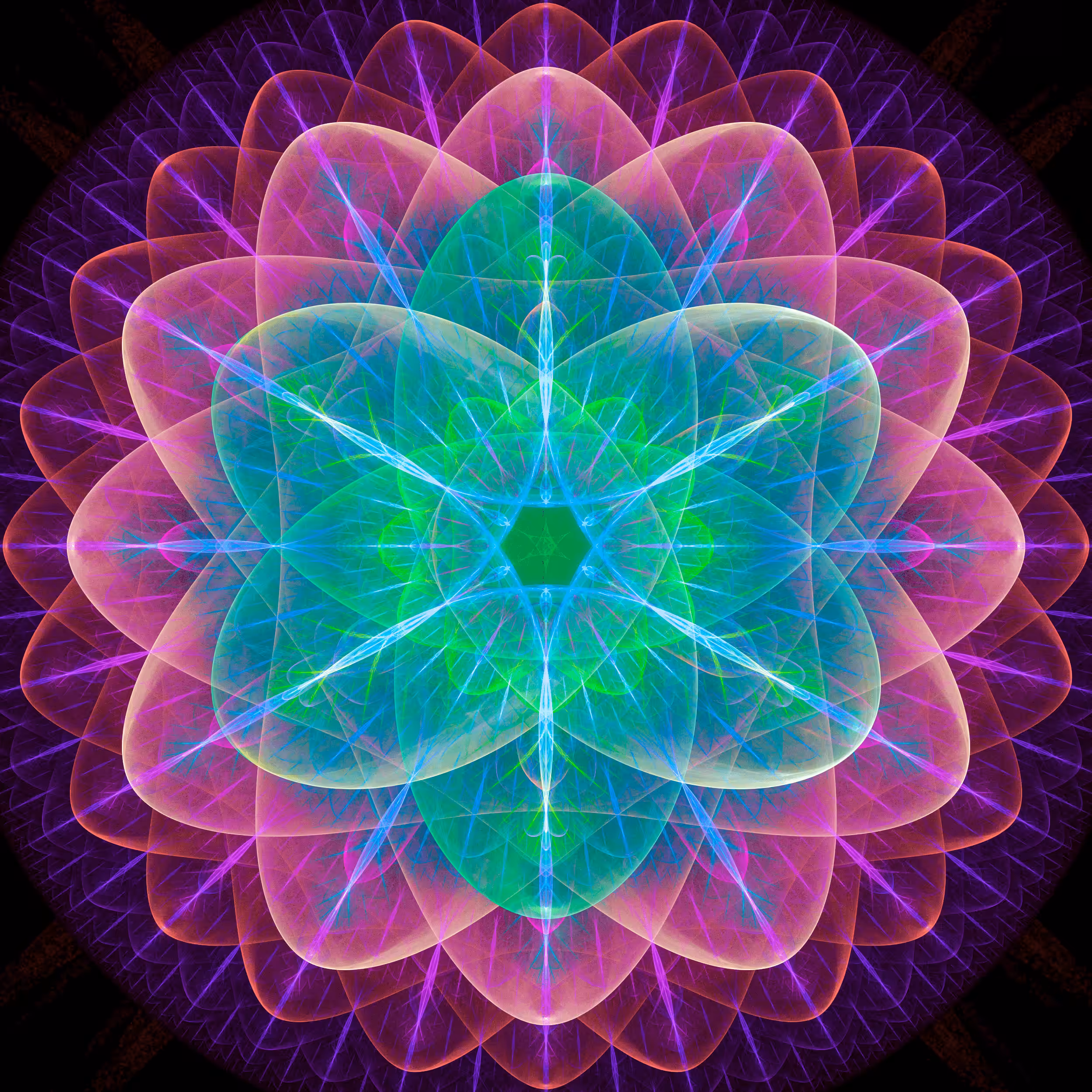 Fractal Art: Spectrum Dance