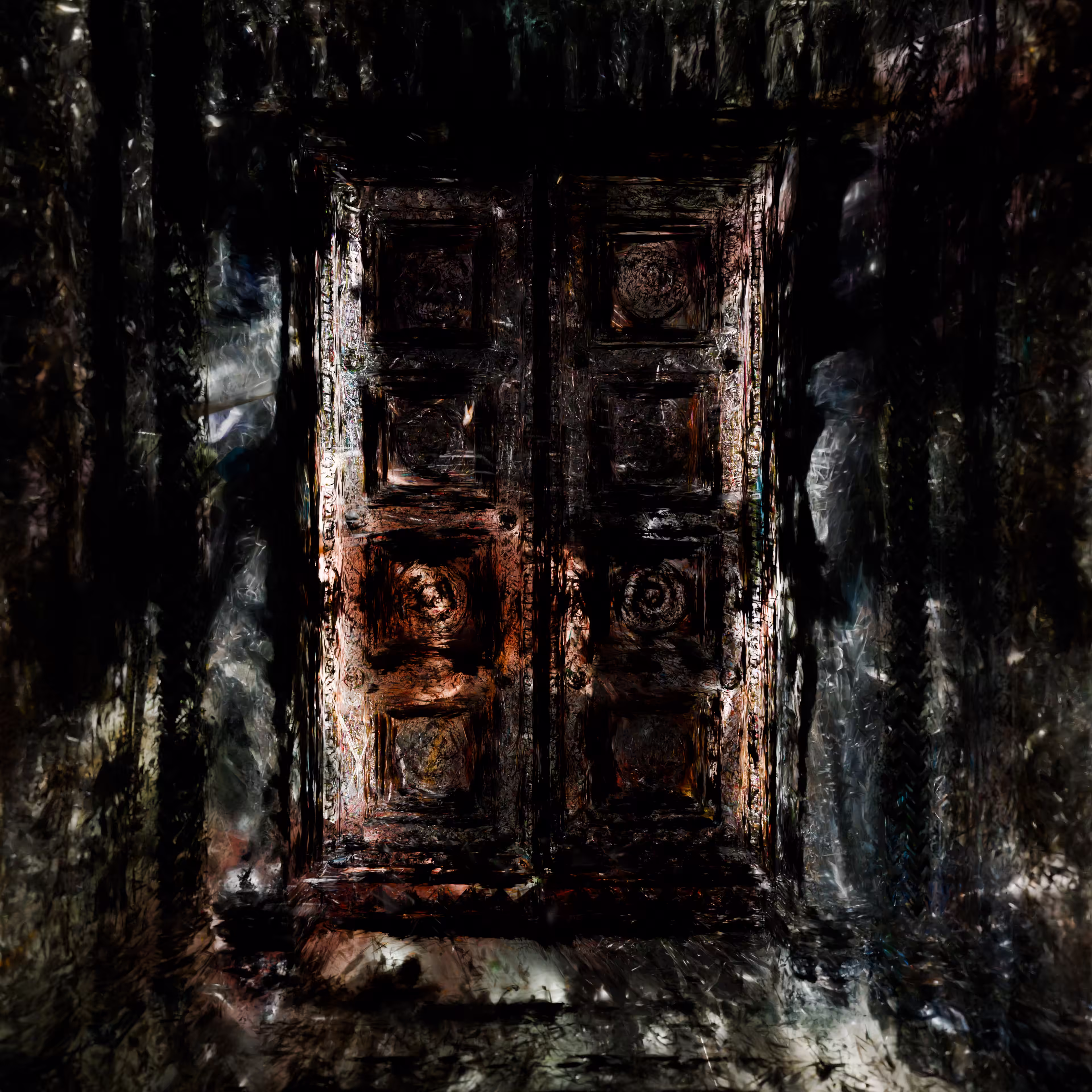 Dark Door to Duomo di San Martino