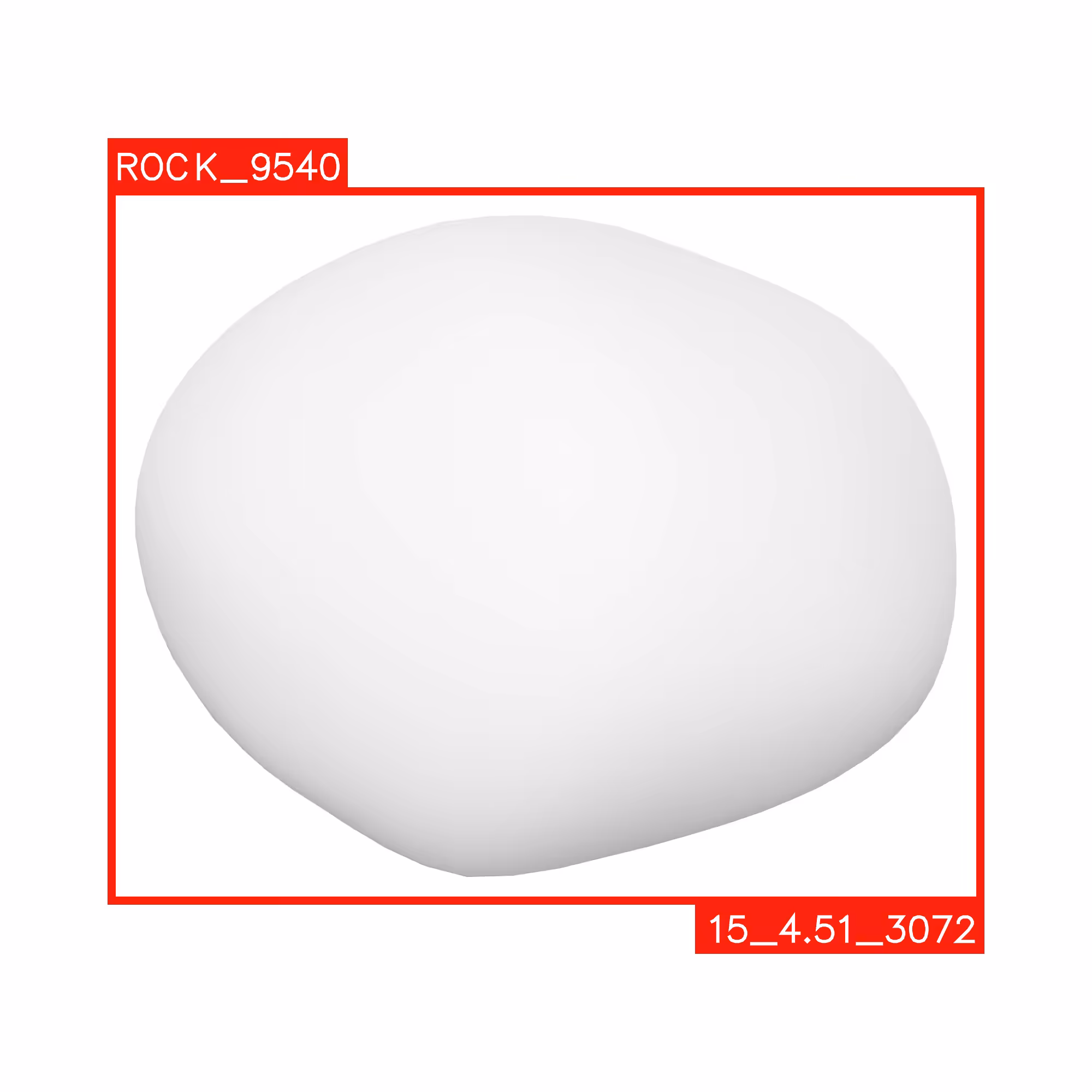 UNSHADED ROCKS: ROCK 9540