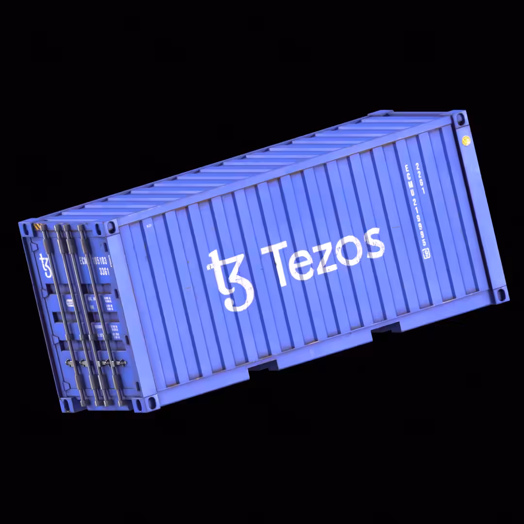 TEZOS SHIPPING CONTAINER