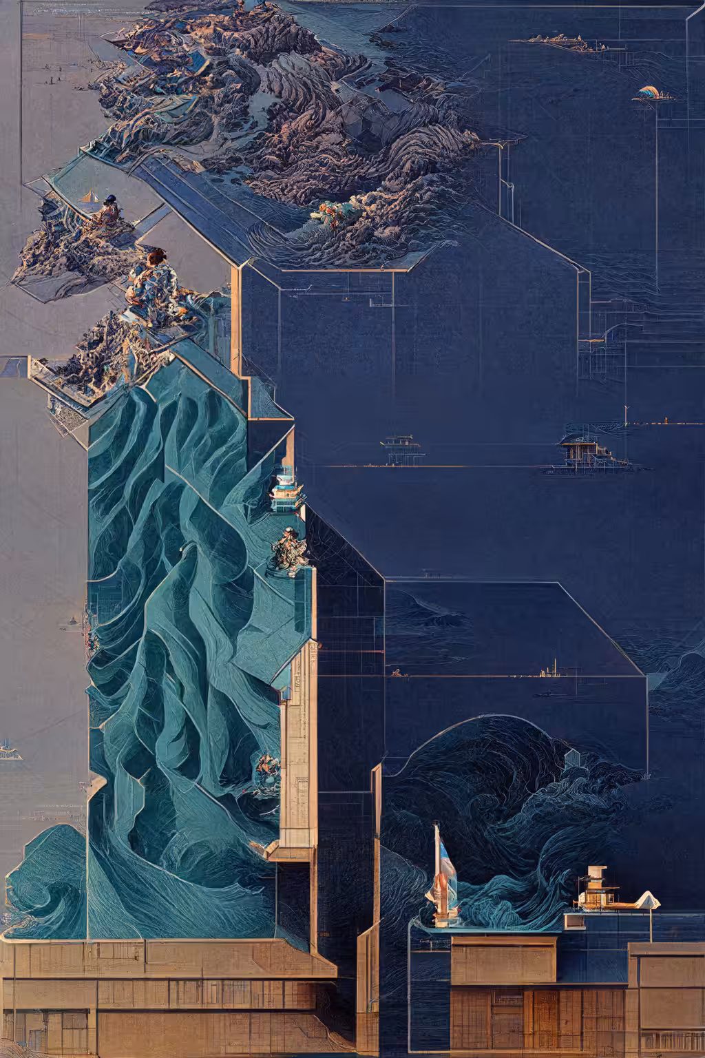 Land and Water Architecture#2