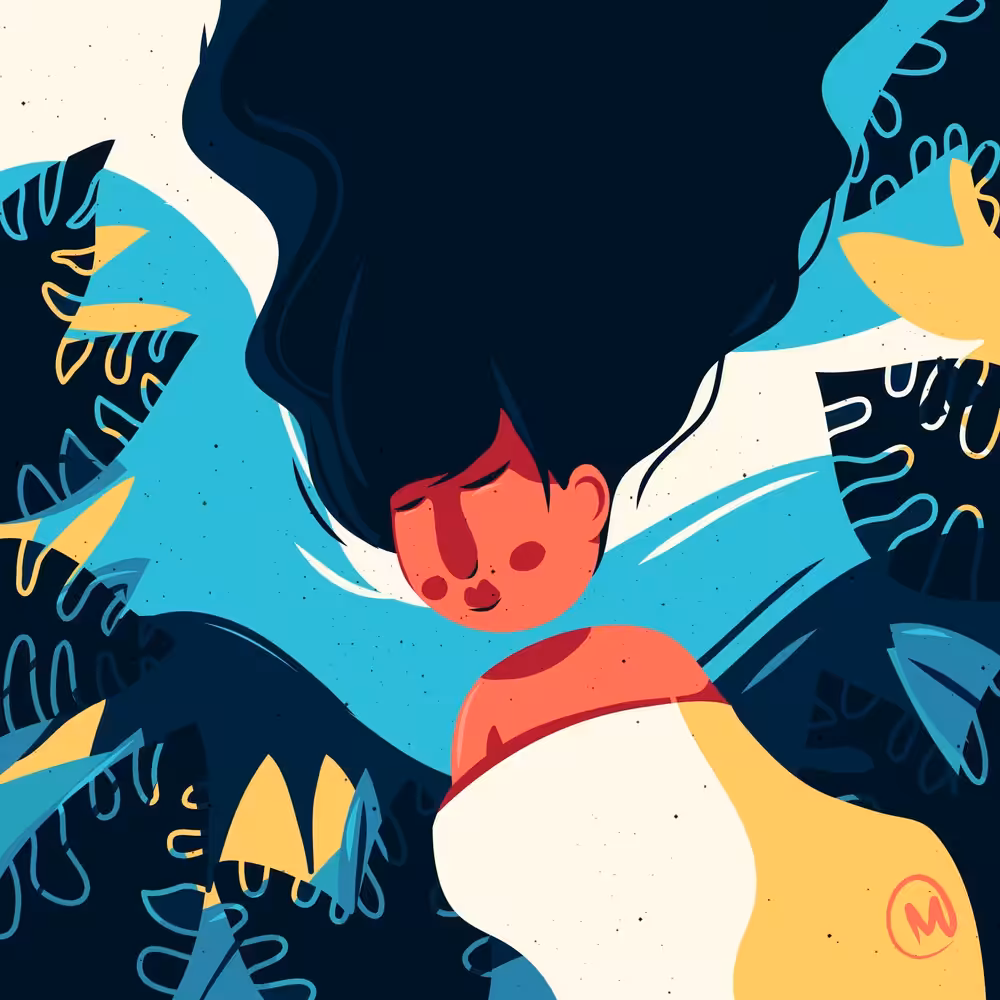 Woman dreaming
