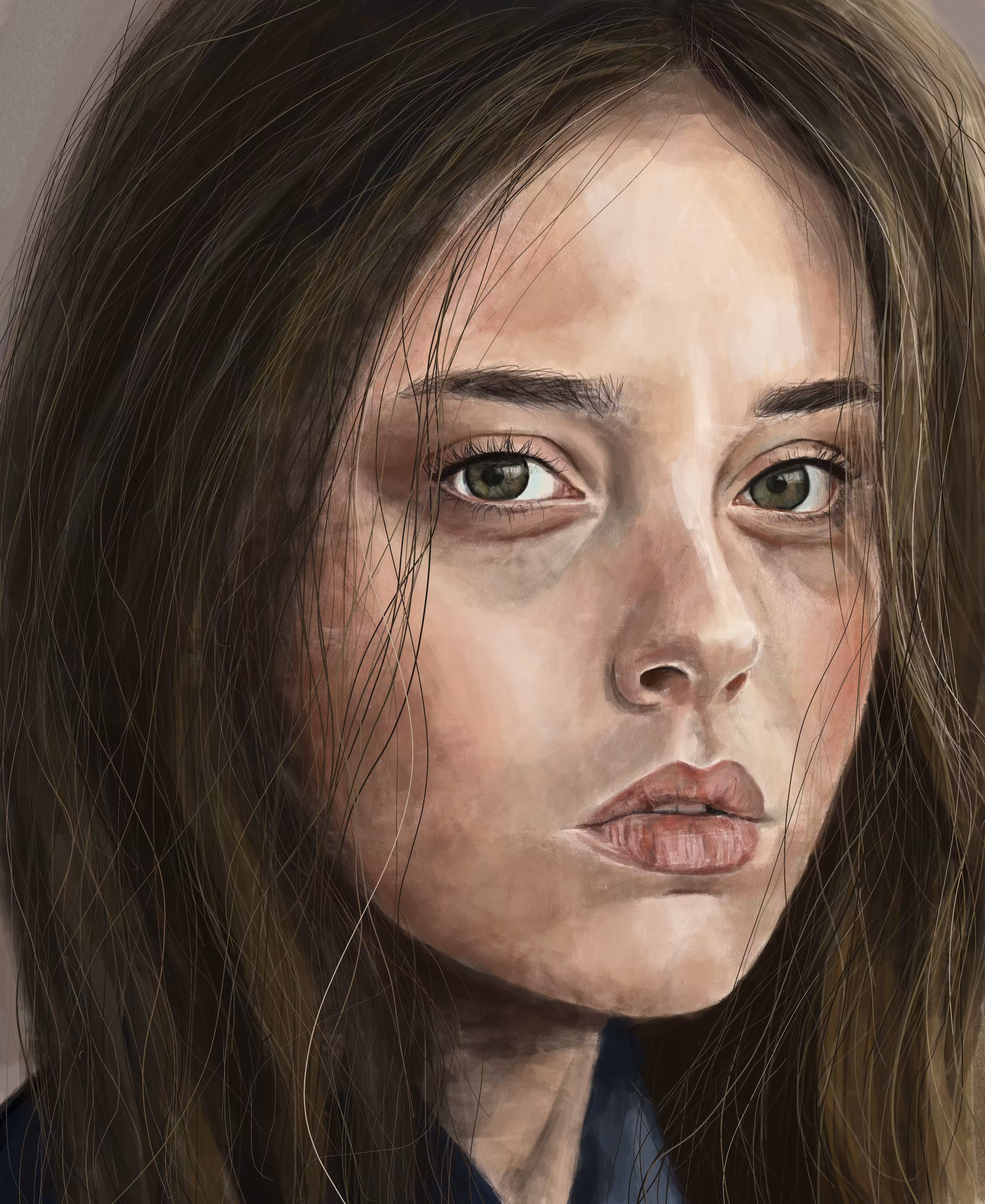 Tired eyes