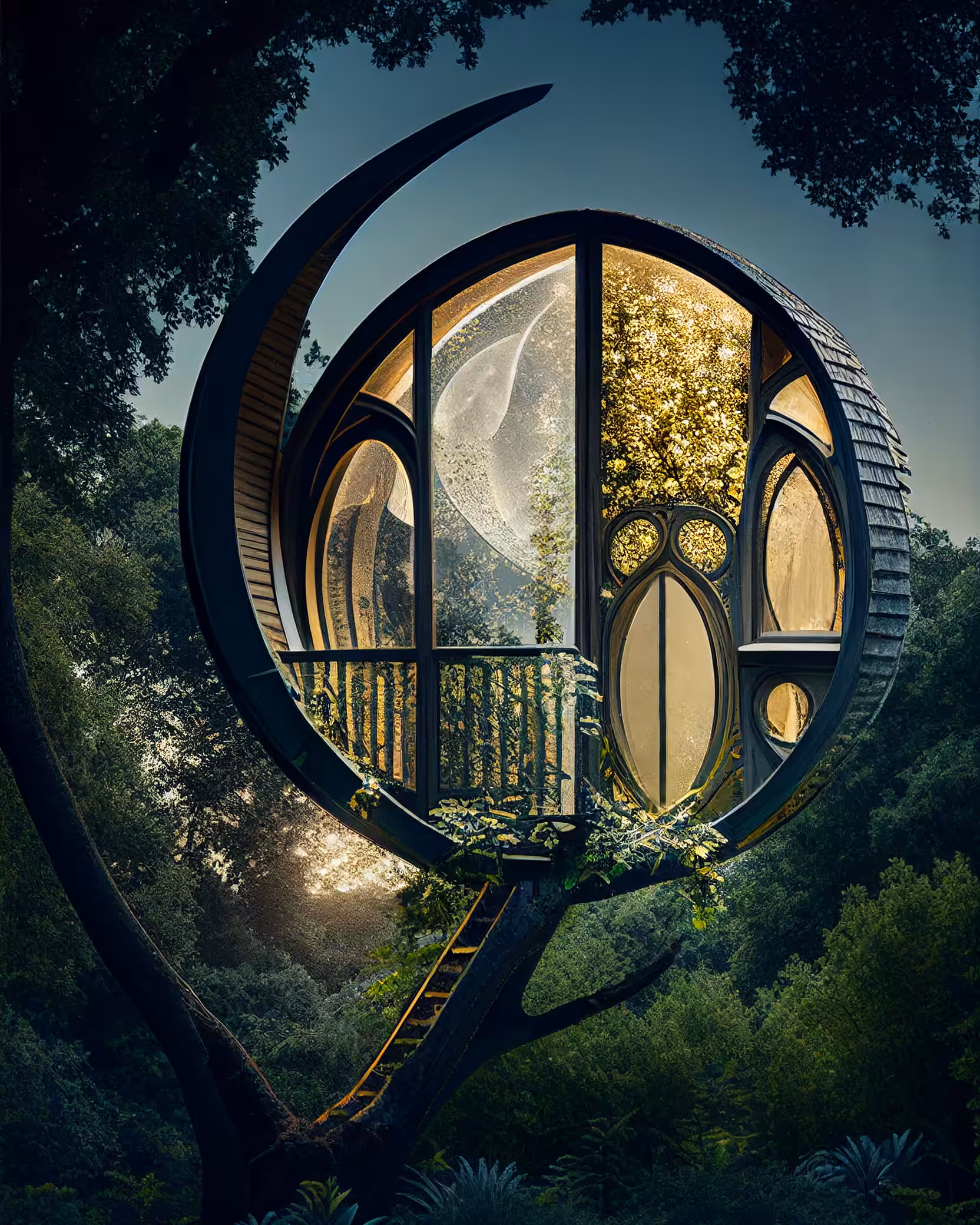 Crescent Moon Treehouse
