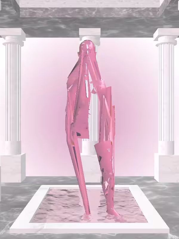 HeavenComputer: The Excited Sharp Magenta Woman #7391