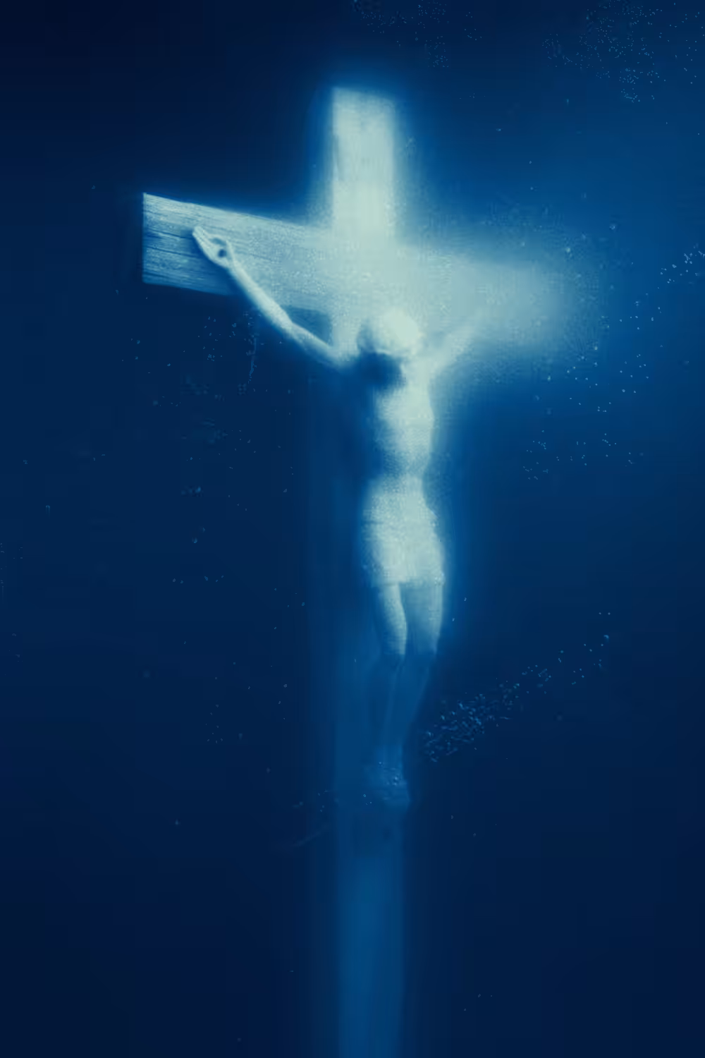 Piss Christ (Blue)