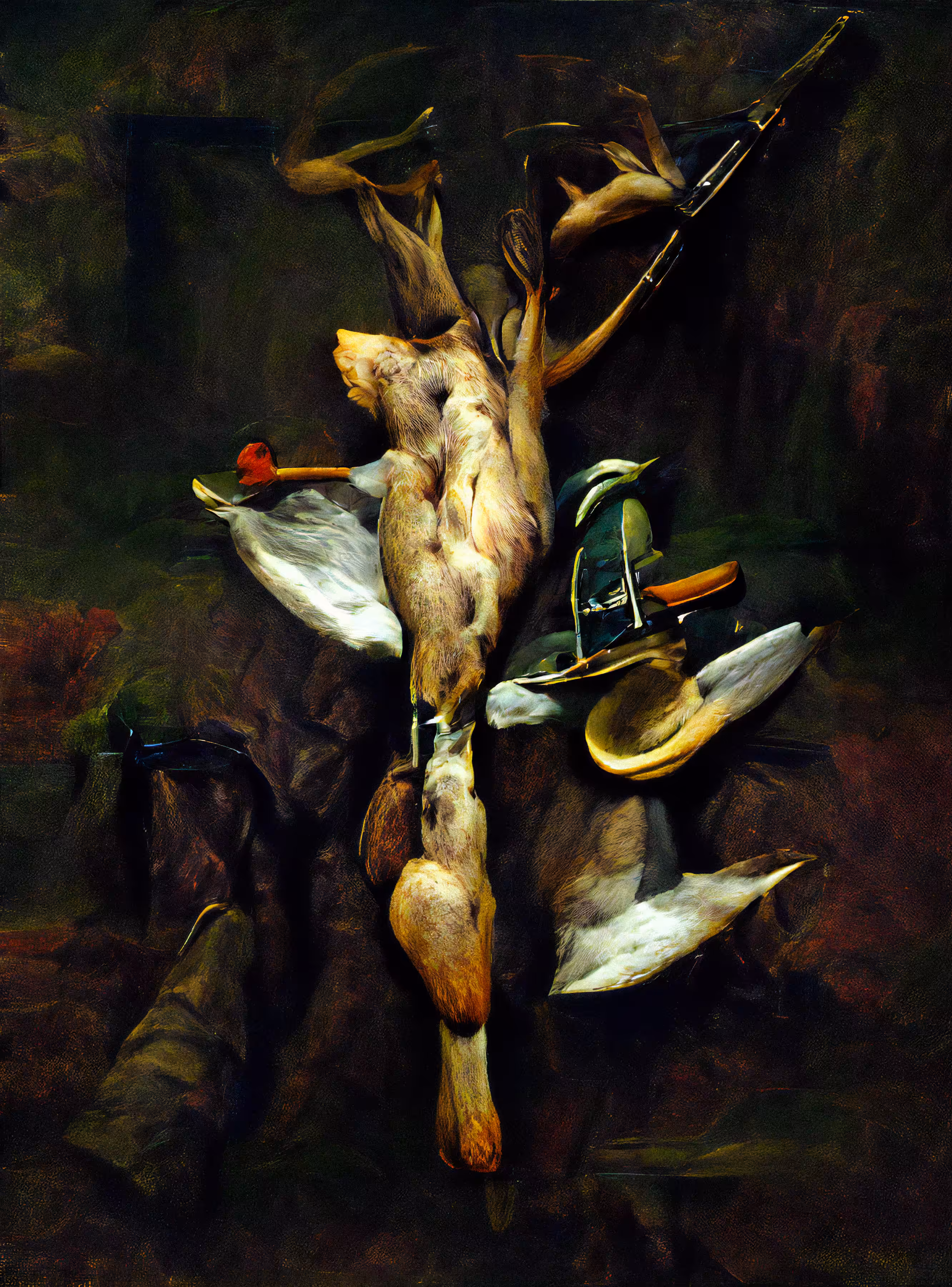 From a duck hunter's wall