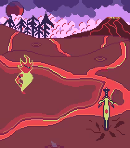 The flame sword