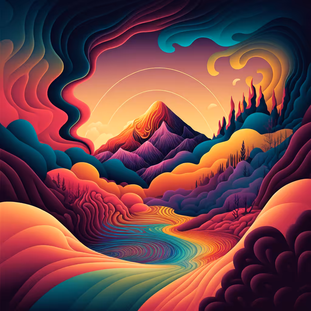 Psychedelic Landscape #65