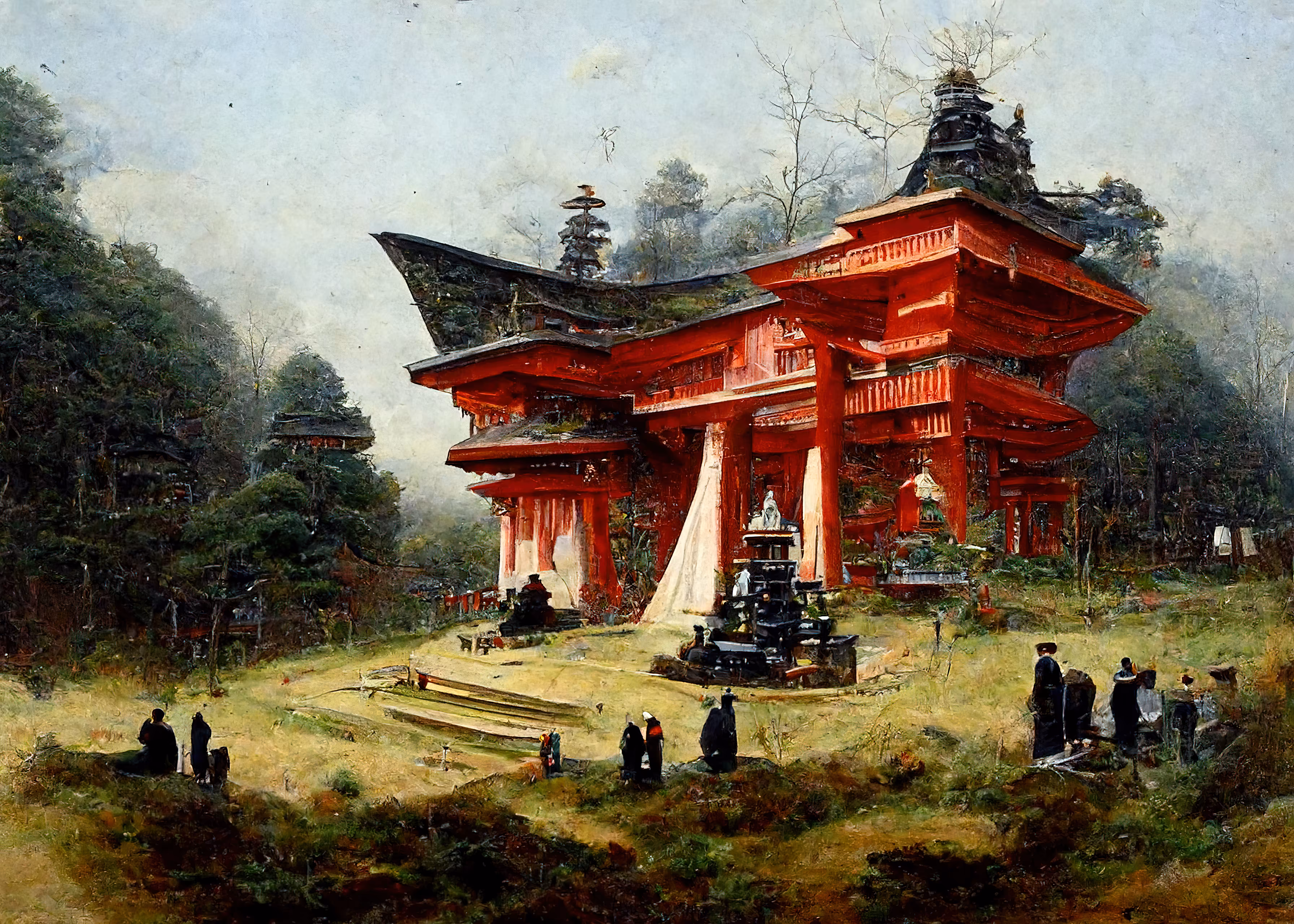 Japanese temple from the Victorian era