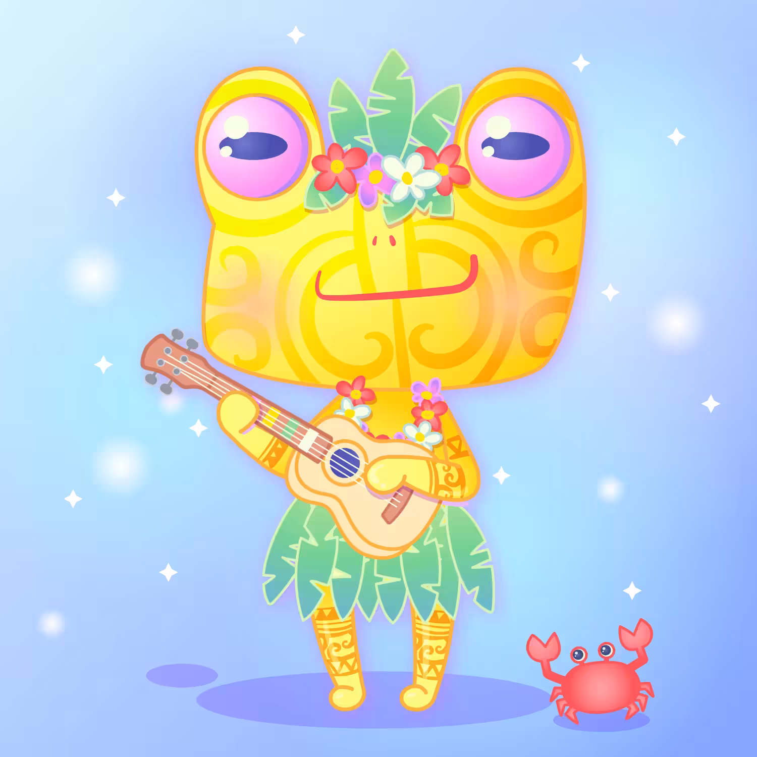 Twinkly Monster Frogs #17