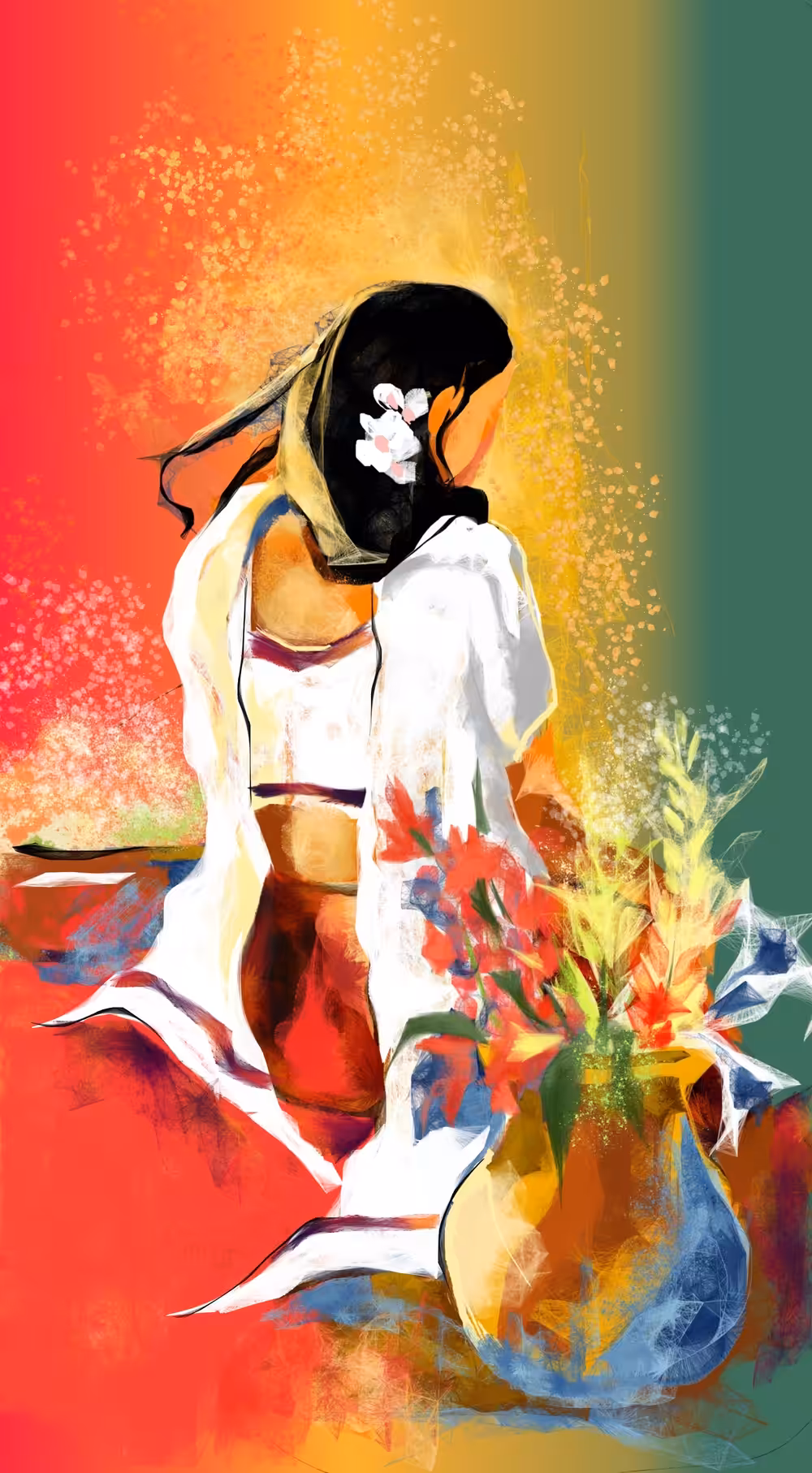 The flower seller